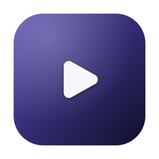 The Marten app icon: a white play symbol on a blue-violet square.
